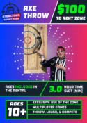 Axe Throwing Party Room